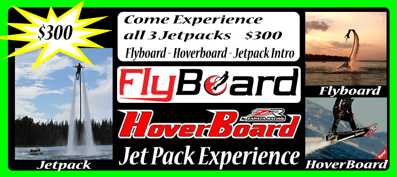 jetovator or flyboard rentals canyon lake tx